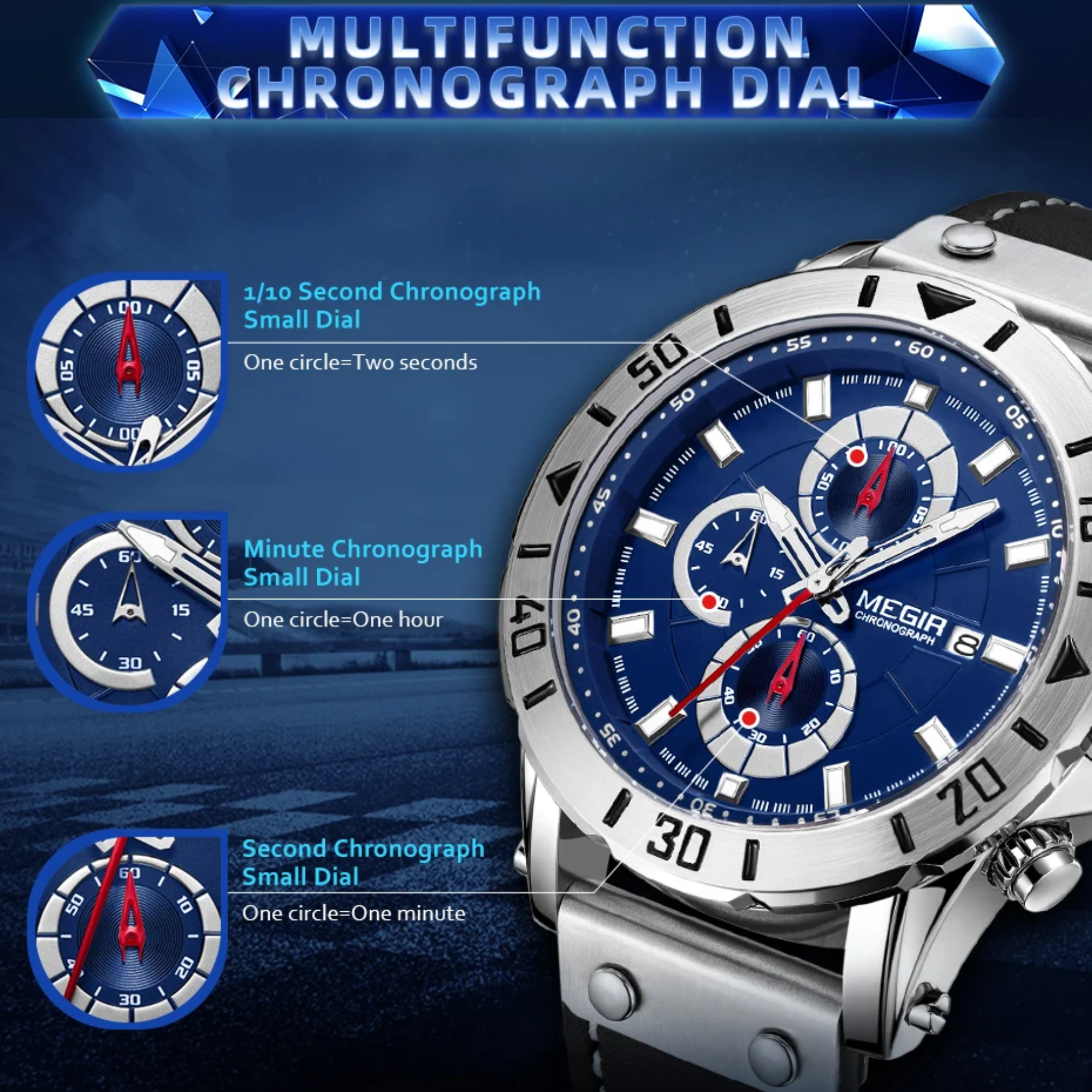 Manike MEGIR 2081 Herren Uhr Manike MEGIR 2081 Herren Uhr